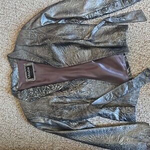 Women's Shimmering Silver Blazer